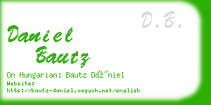 daniel bautz business card